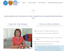 Tablet Screenshot of centralasia-travels.com